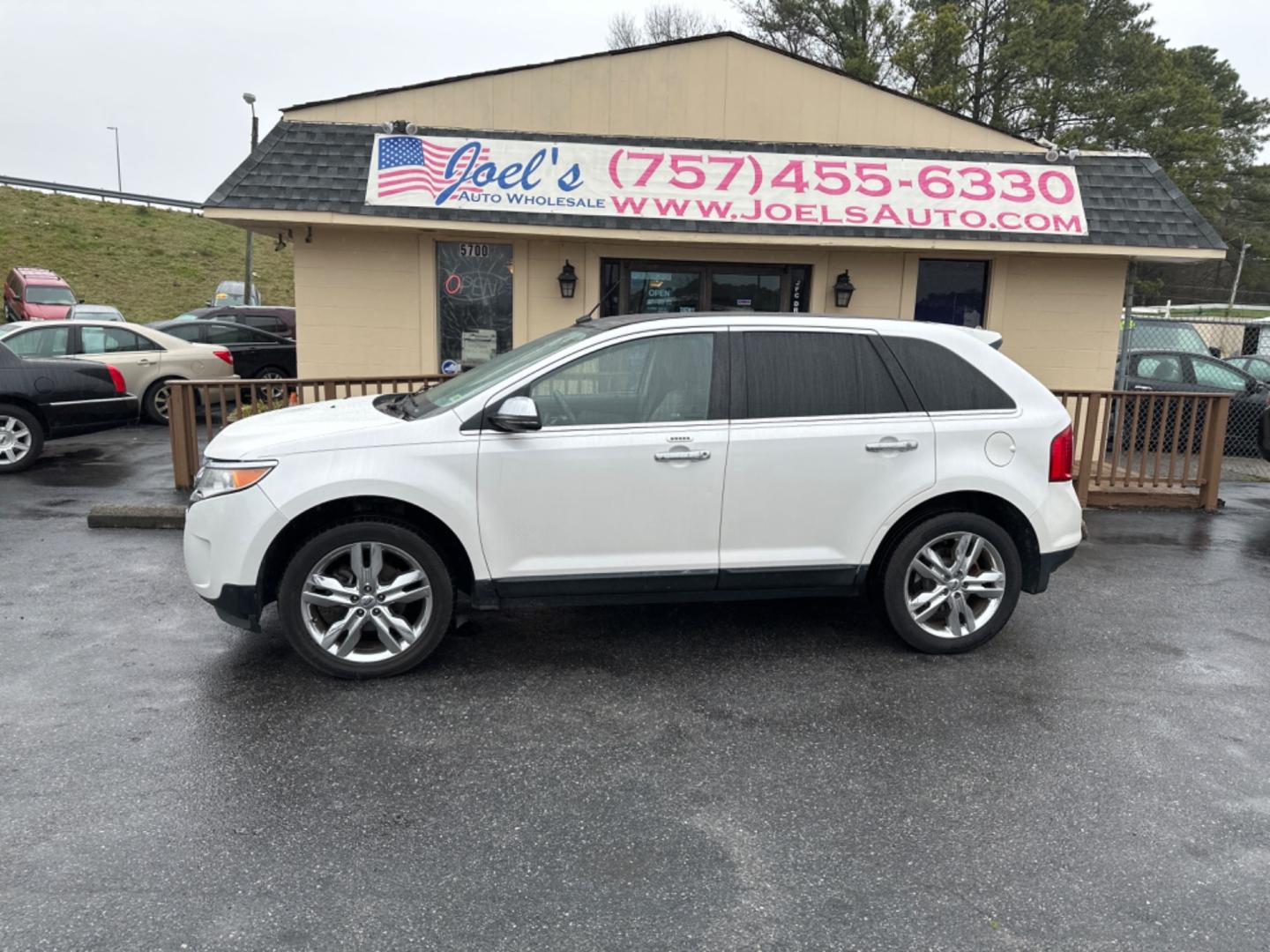 2013 white Ford Edge (2FMDK4KC5DB) , located at 5700 Curlew Drive, Norfolk, VA, 23502, (757) 455-6330, 36.841885, -76.209412 - Photo#0